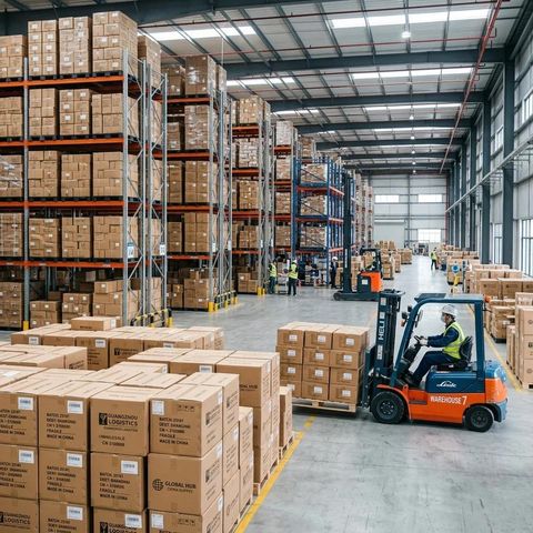 Warehouse ready for export